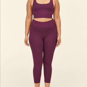 Girlfriend Collective Plum Set